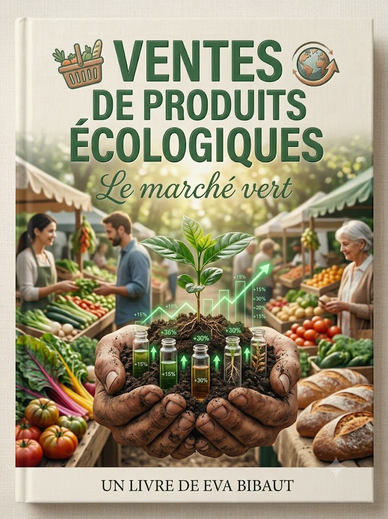 Verkauf von ökologischen Produkten Der grüne Markt